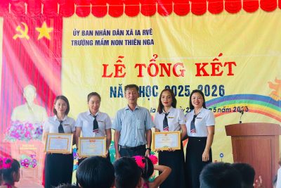 TRƯỜNG MẦM NON THIÊN NGA TỔ CHỨC LỄ TỔNG KẾT NĂM HỌC 2025 – 2026